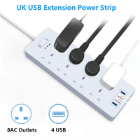 Office Mobile Power Strip Víceotvorová USB prodlužovací zásuvka