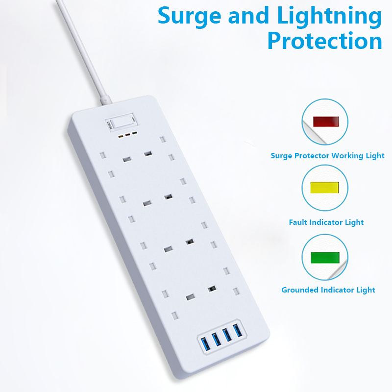 Office Mobile Power Strip Víceotvorová USB prodlužovací zásuvka